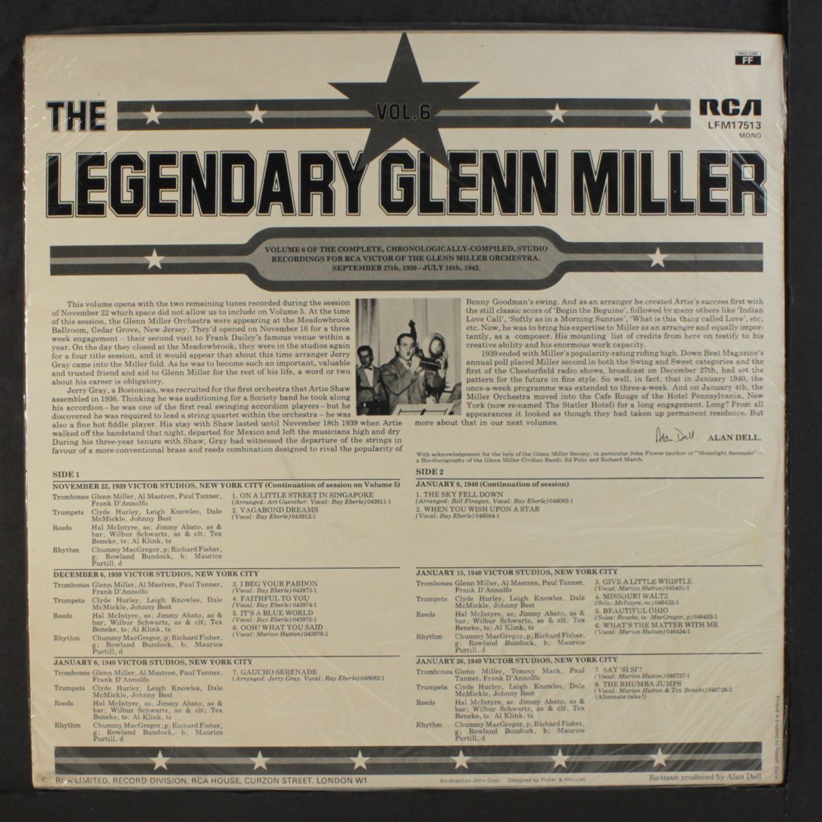 the legendary, vol. 6 by GLENN MILLER