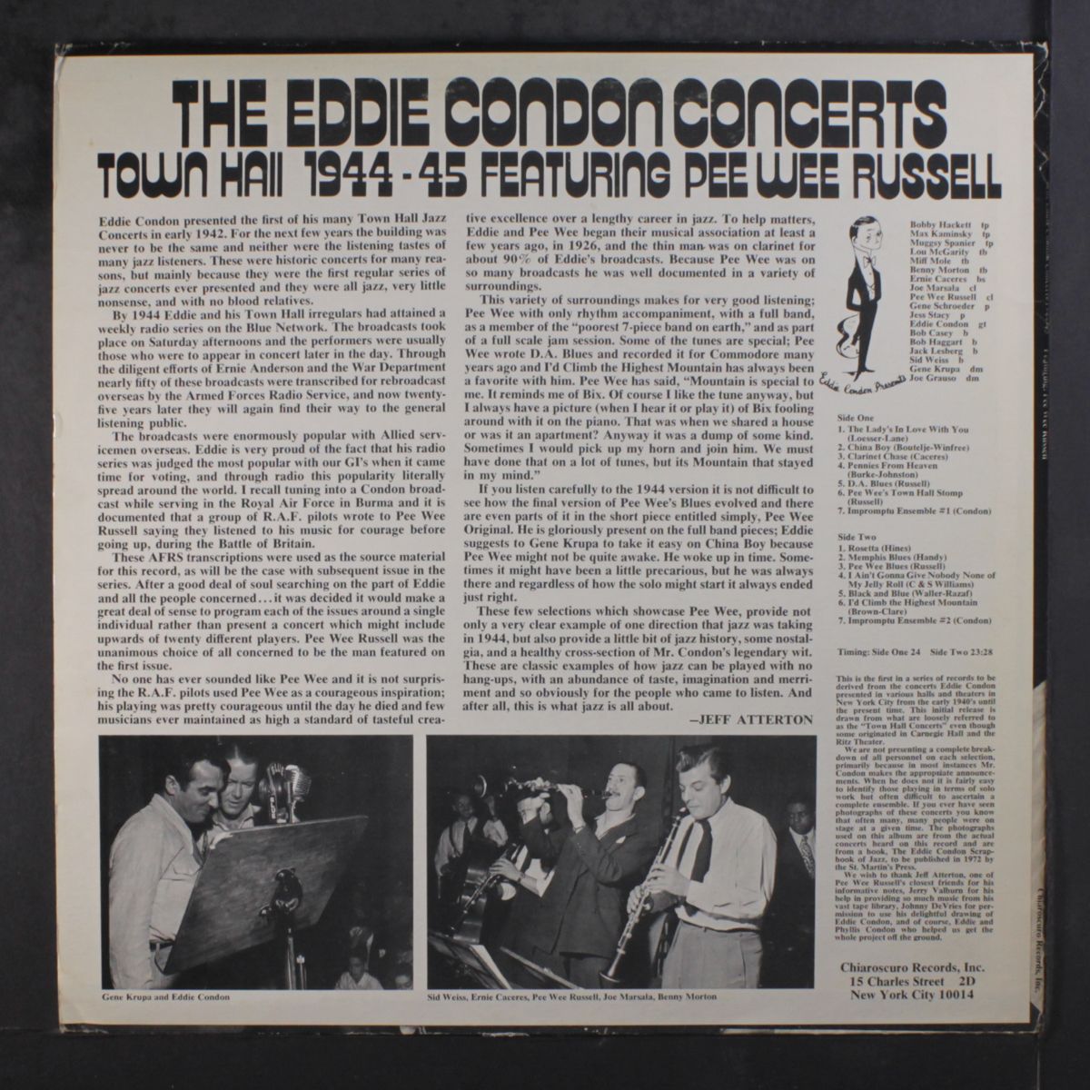 town hall concerts 1944-45 by EDDIE CONDON