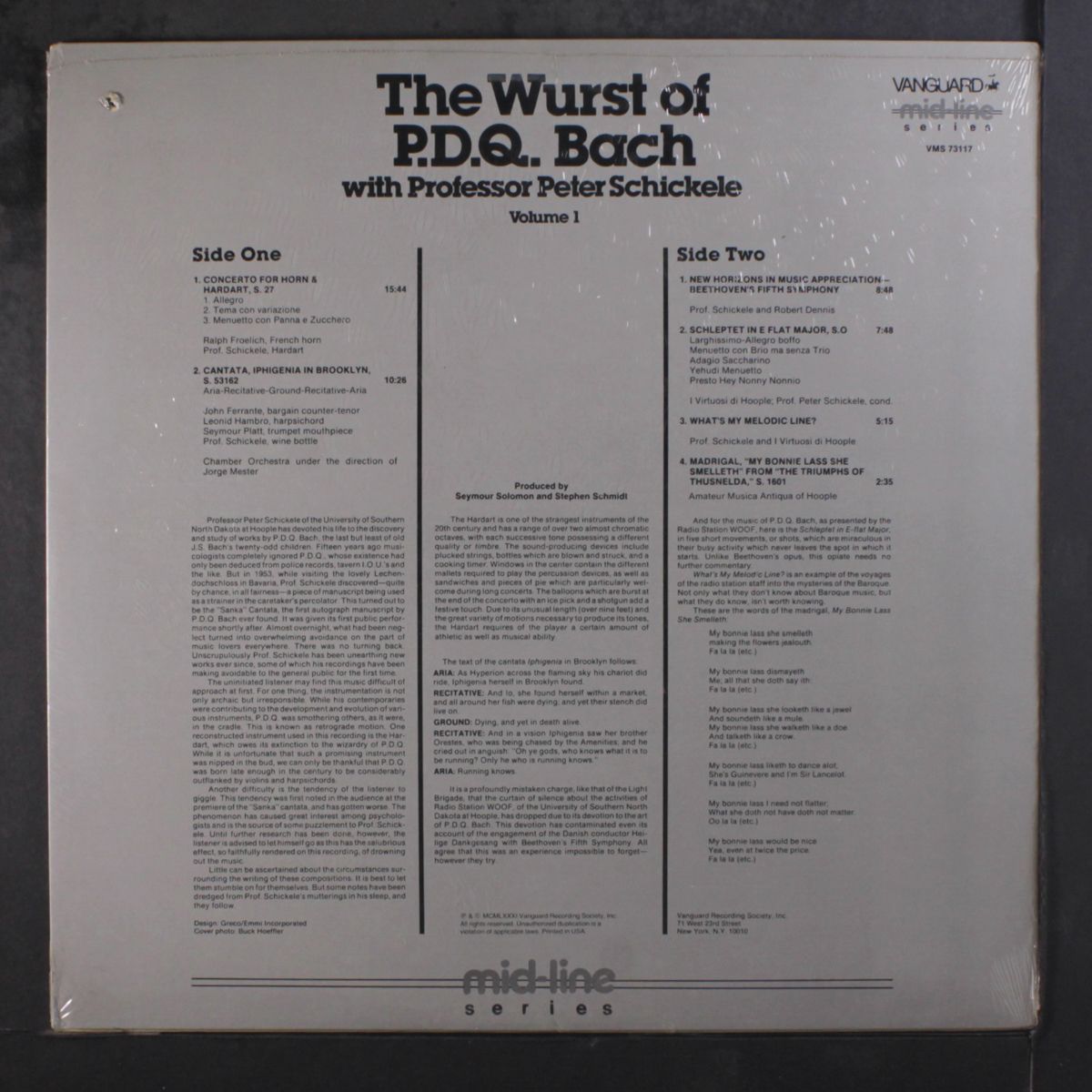 the wurst of p.d.q. bach by PETER SCHICKELE