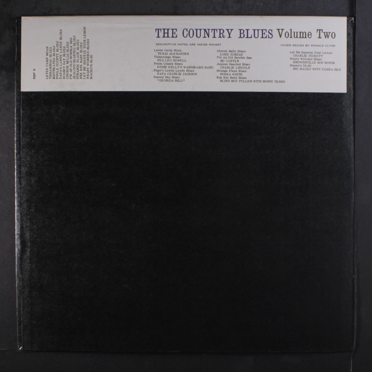 the country blues, vol. 2 by VARIOUS