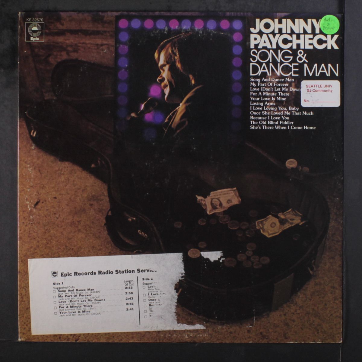 song and dance man by JOHNNY PAYCHECK