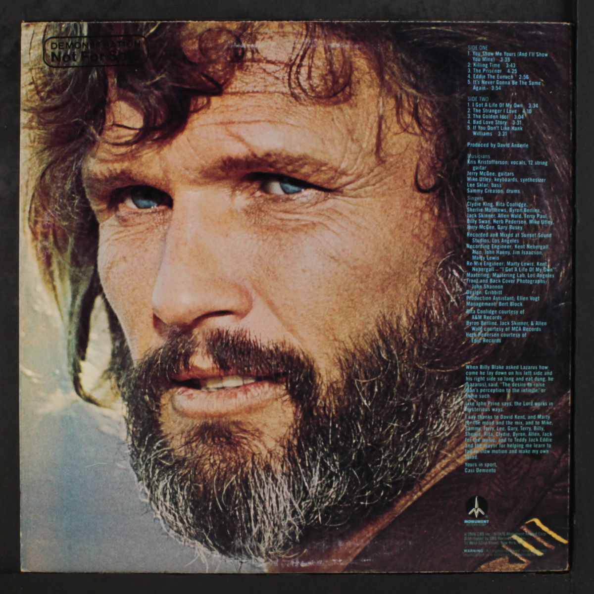 surreal thing by KRIS KRISTOFFERSON
