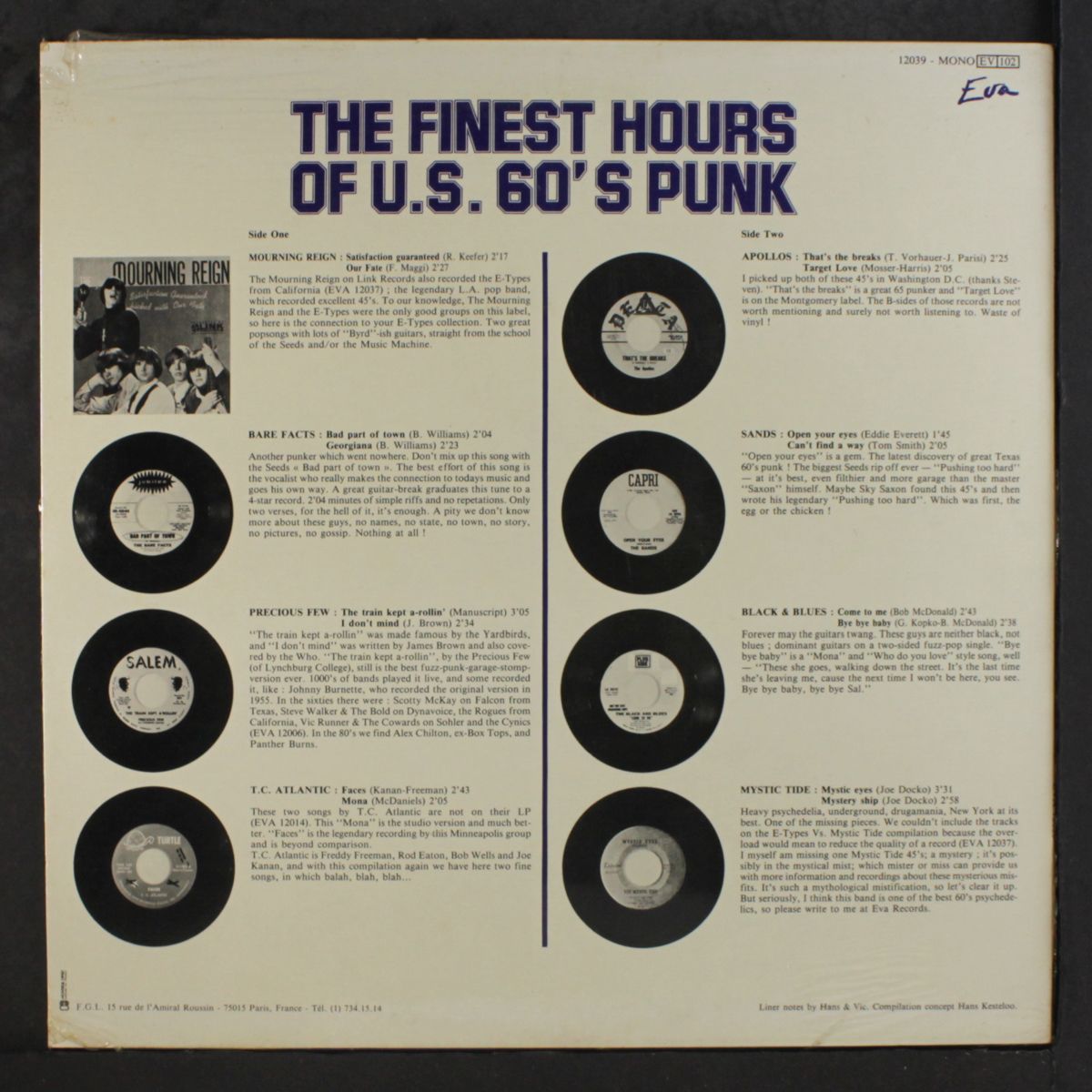 the finest hours of u.s. 60's punk by VARIOUS