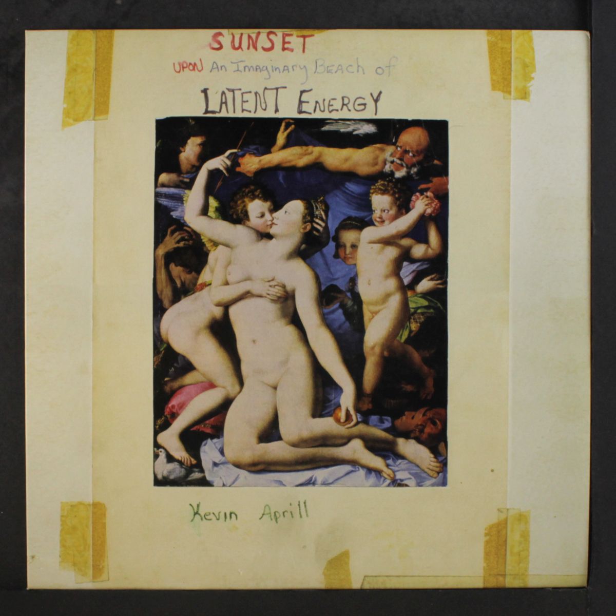 sunset upon an imaginary beach of latent energy by KEVIN APRILL