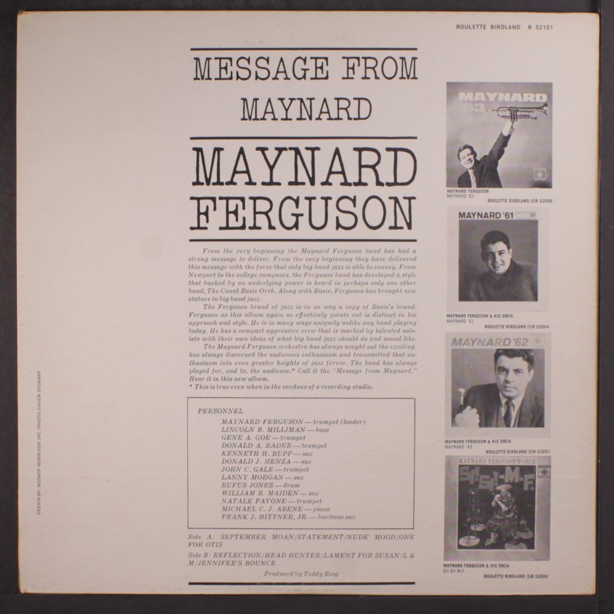 message from maynard by MAYNARD FERGUSON