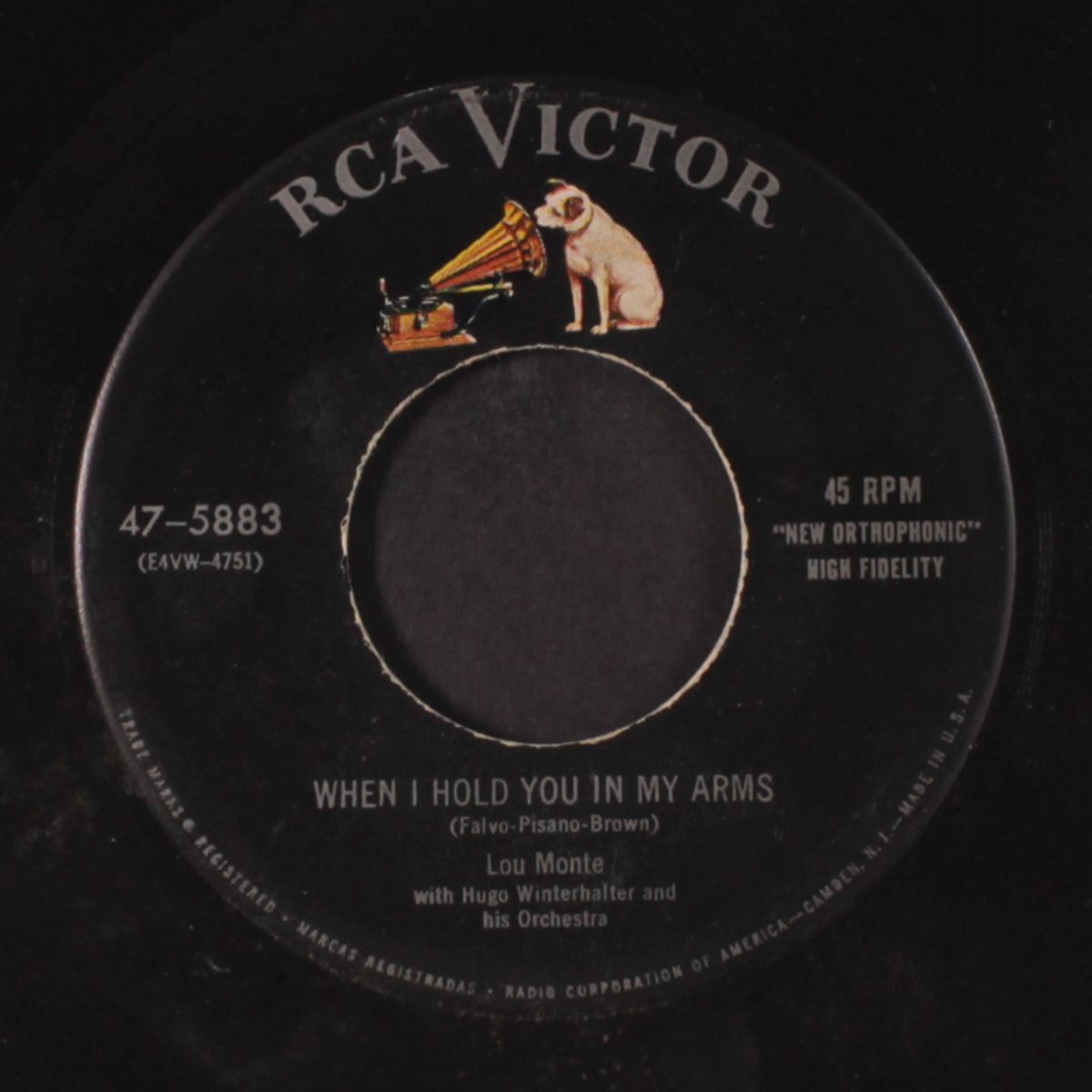 when i hold you in my arms / in my dreams by LOU MONTE