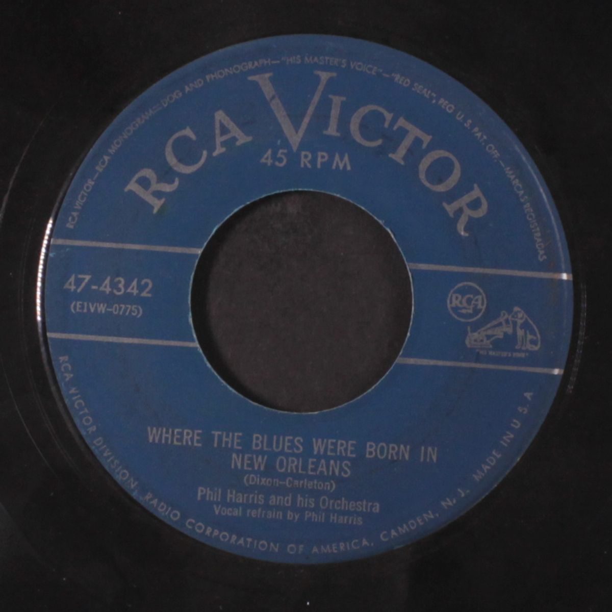 where the blues was born in new orleans by PHIL HARRIS