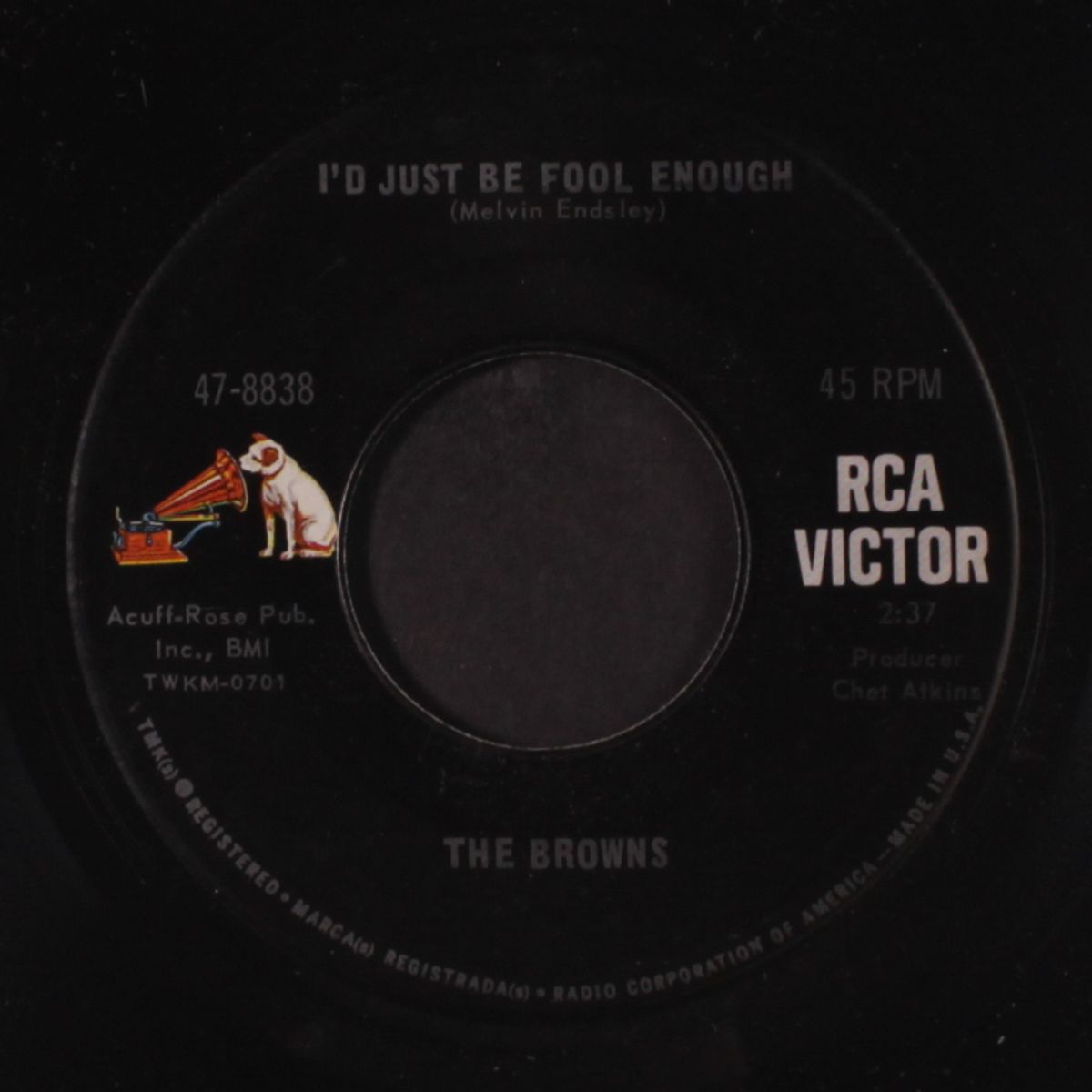 i'd just be fool enough / springtime by BROWNS