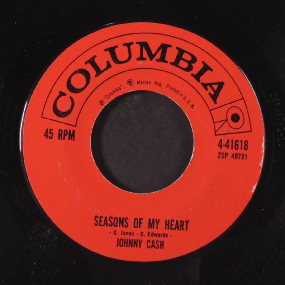 seasons of my heart / smiling bill mccall by JOHNNY CASH