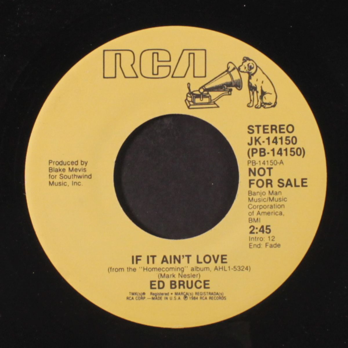 if it ain't love / same by ED BRUCE