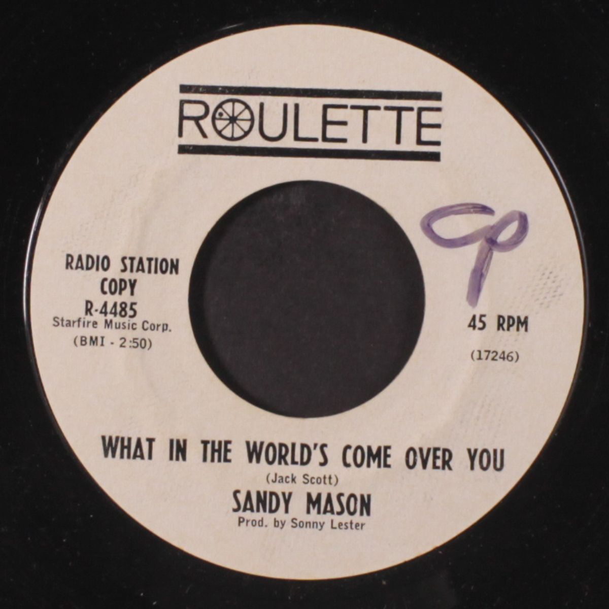what in the world's come over you / which way shall i go by SANDY MASON