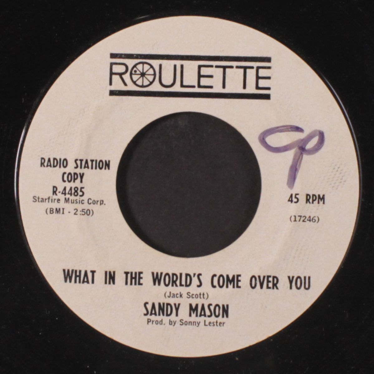 what in the world's come over you / which way shall i go by SANDY MASON