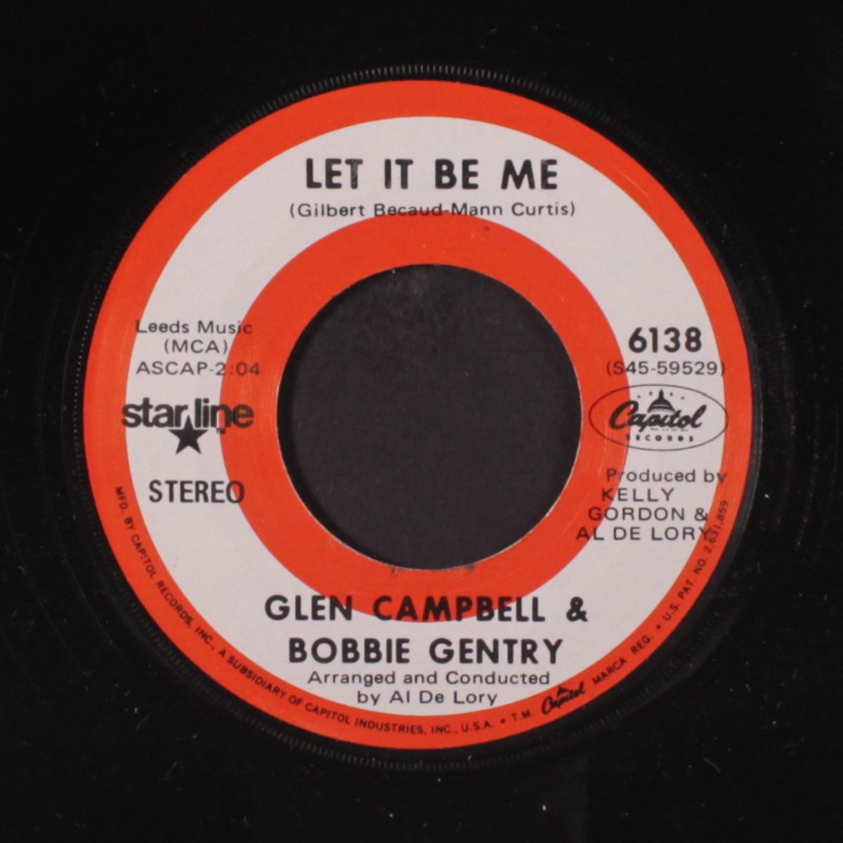 less of me / let it be me by GLEN CAMPBELL & BOBBIE GENTRY