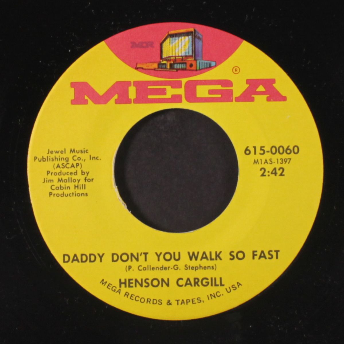 i can't face the bed alone / daddy don't walk so fast by HENSON CARGILL
