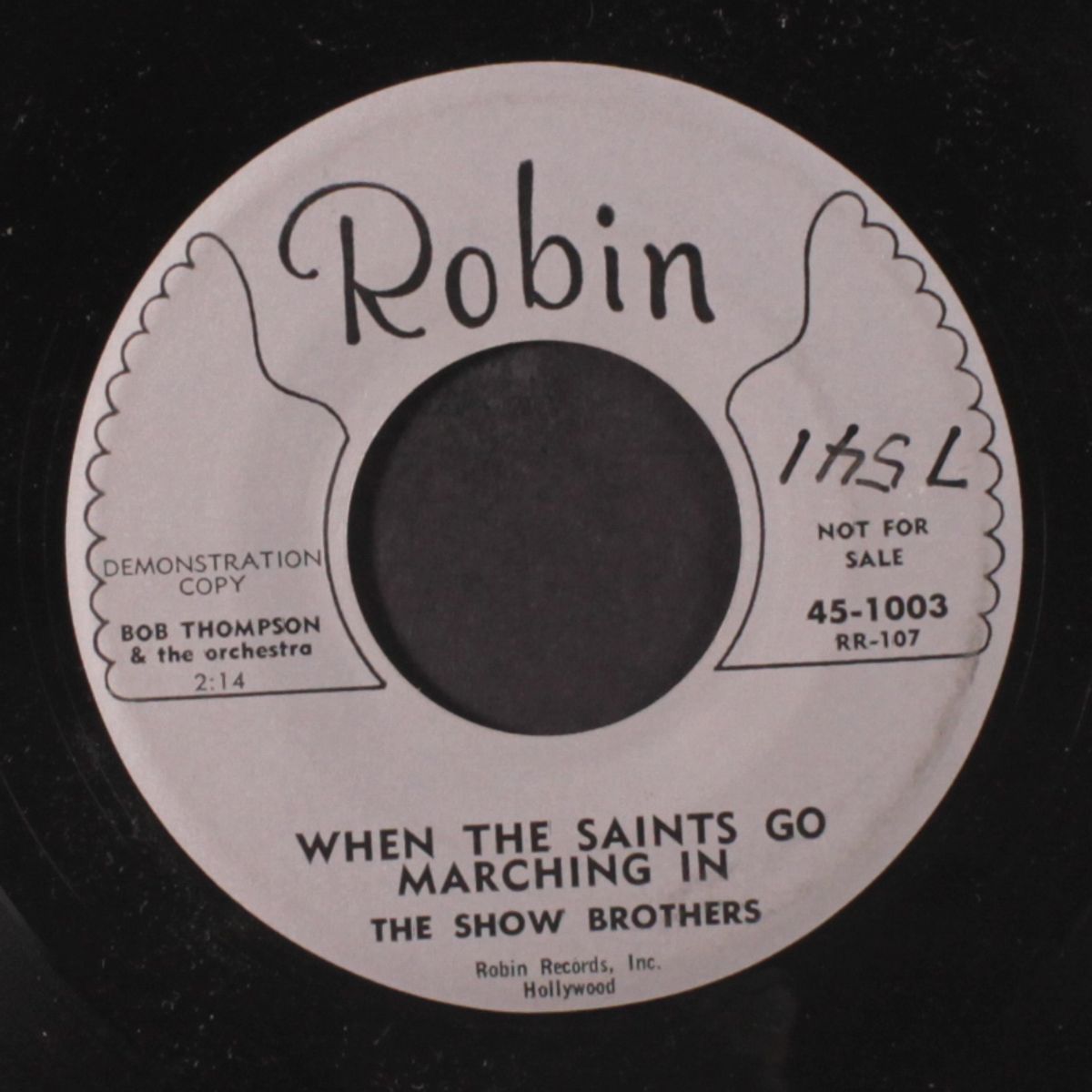 i laughed when i should've cried / when the saints go marching in by SHOW BROTHERS