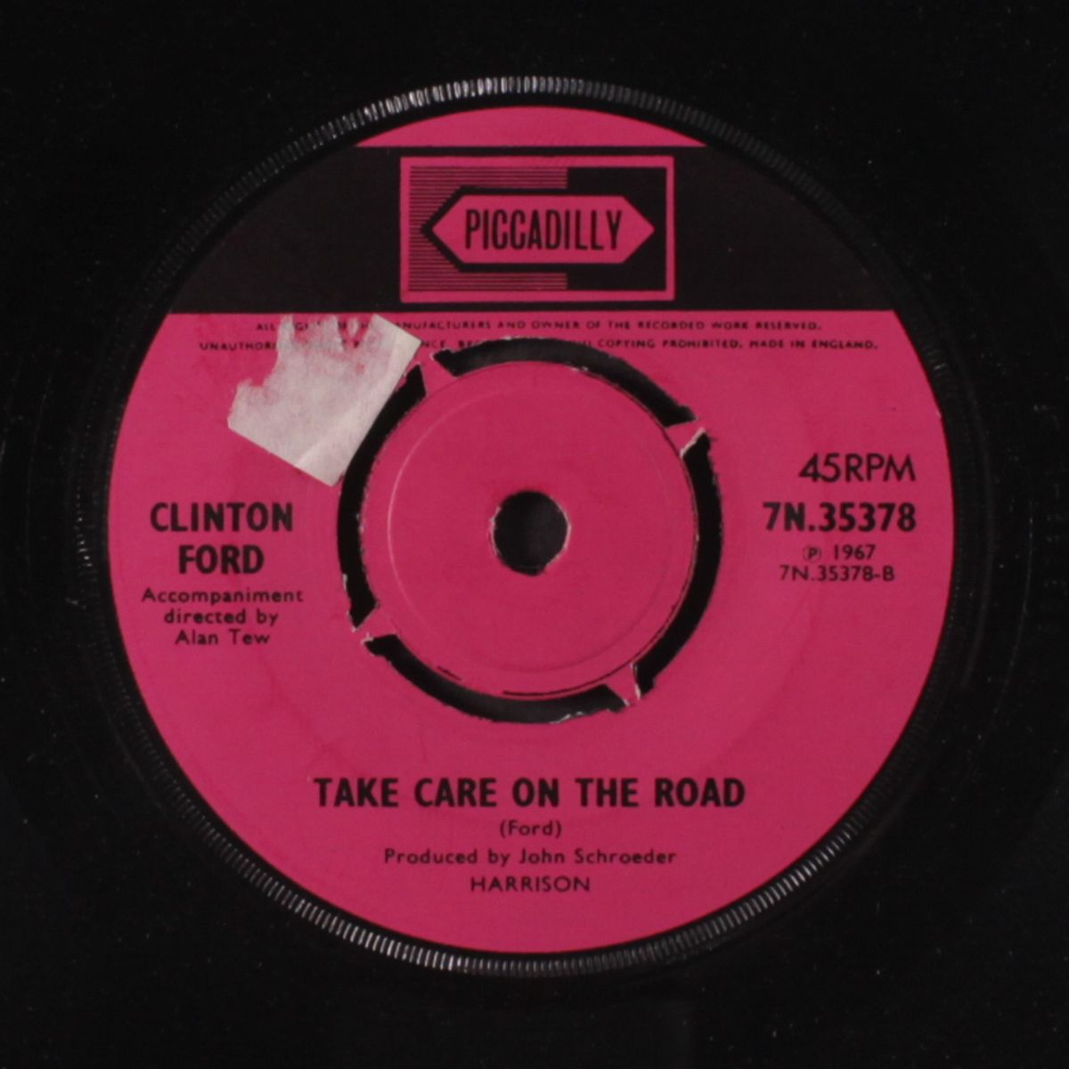 this song is just for you / take care on the road by CLINTON FORD