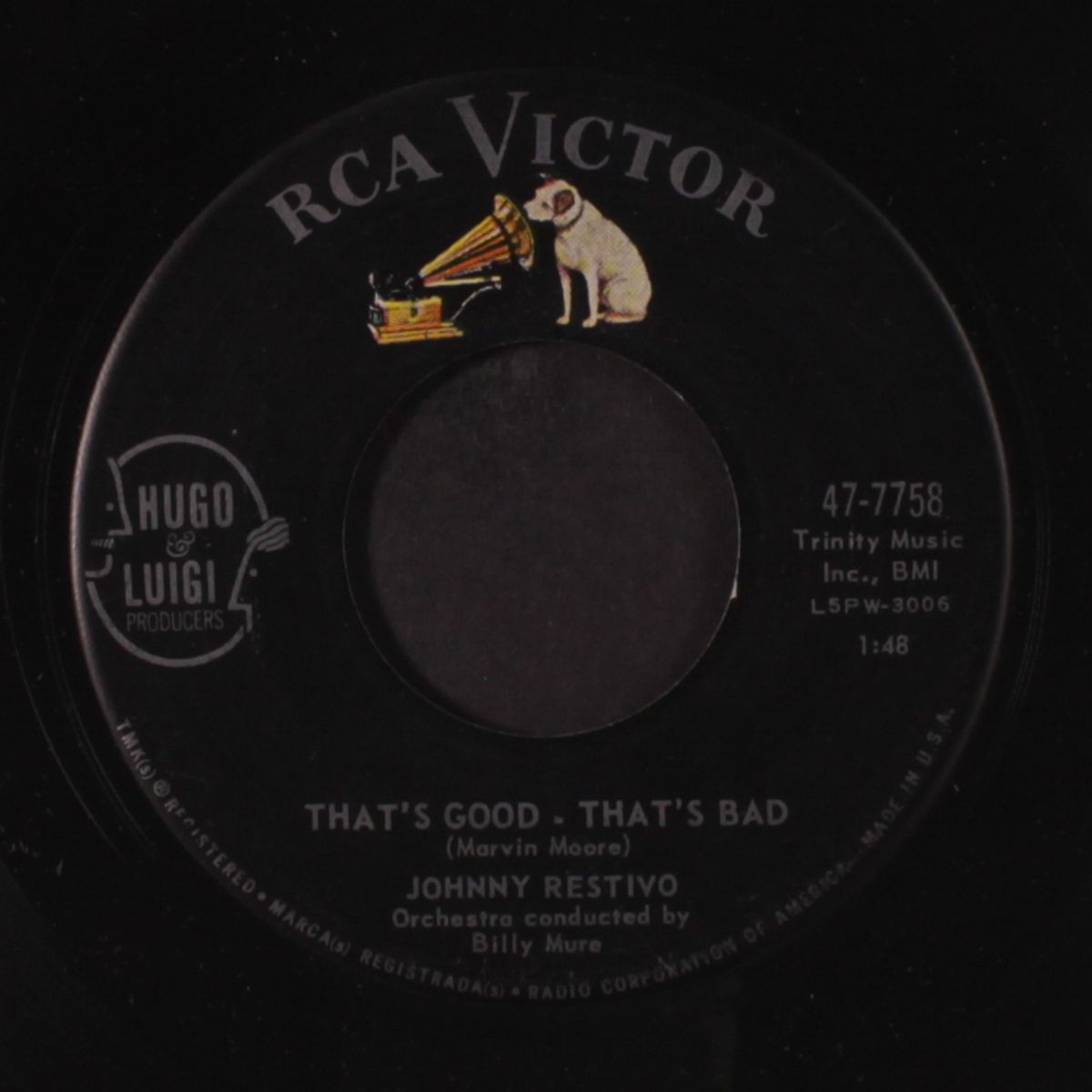 i can't take it / that's good - that's bad by JOHNNY RESTIVO