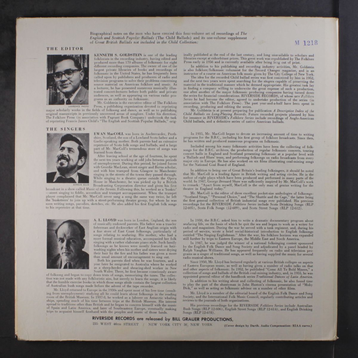 the english and scottish popular ballads (the child ballads, vol. 3) by EWAN MACCOLL & A.L. LLOYD