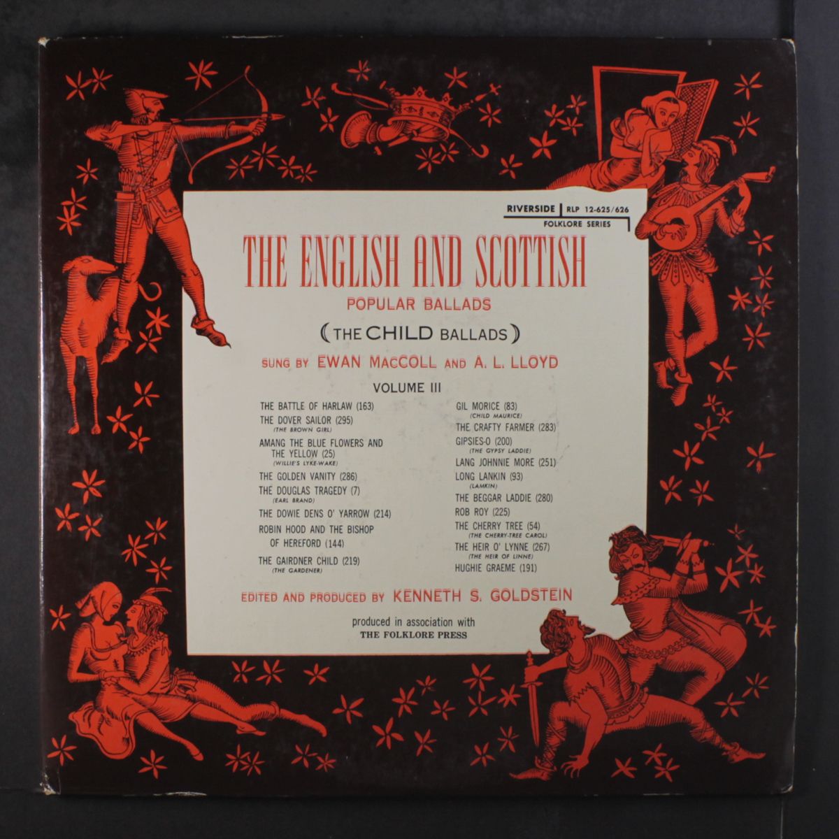 the english and scottish popular ballads (the child ballads, vol. 3) by EWAN MACCOLL & A.L. LLOYD