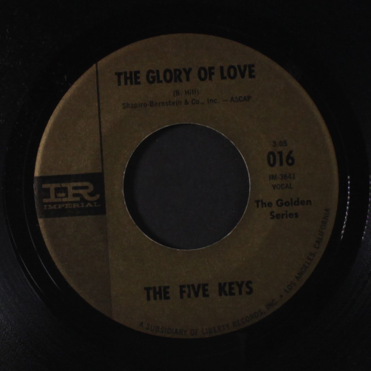 the glory of love / my saddest hour by FIVE KEYS