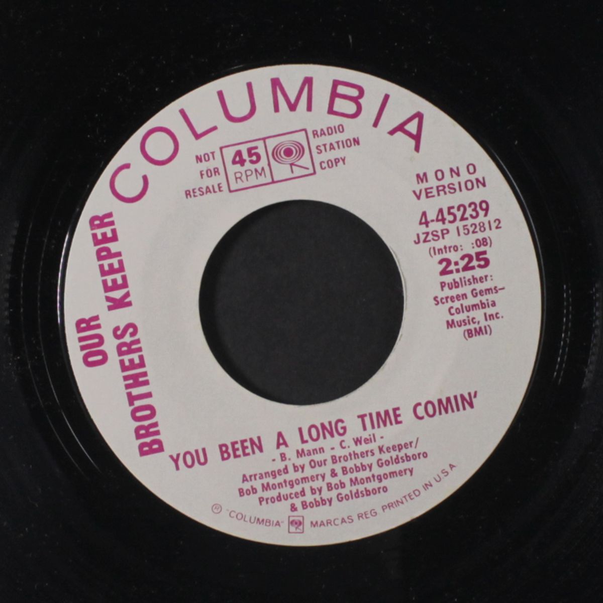 you been a long time comin' / mono by OUR BROTHERS KEEPER