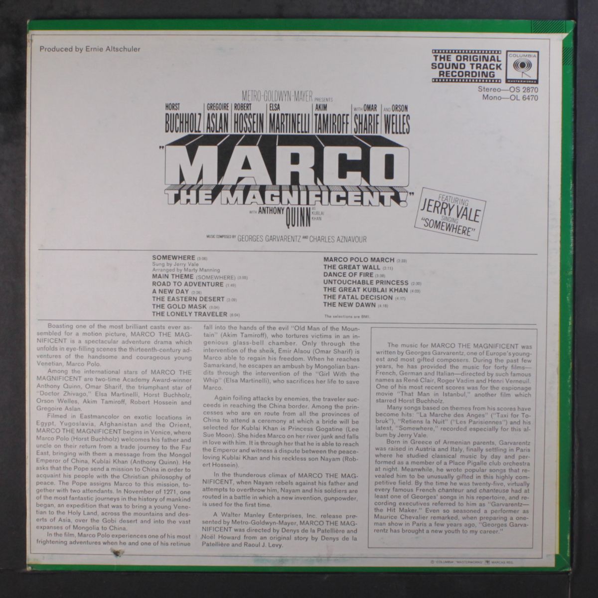 marco the magnificent by SOUNDTRACK