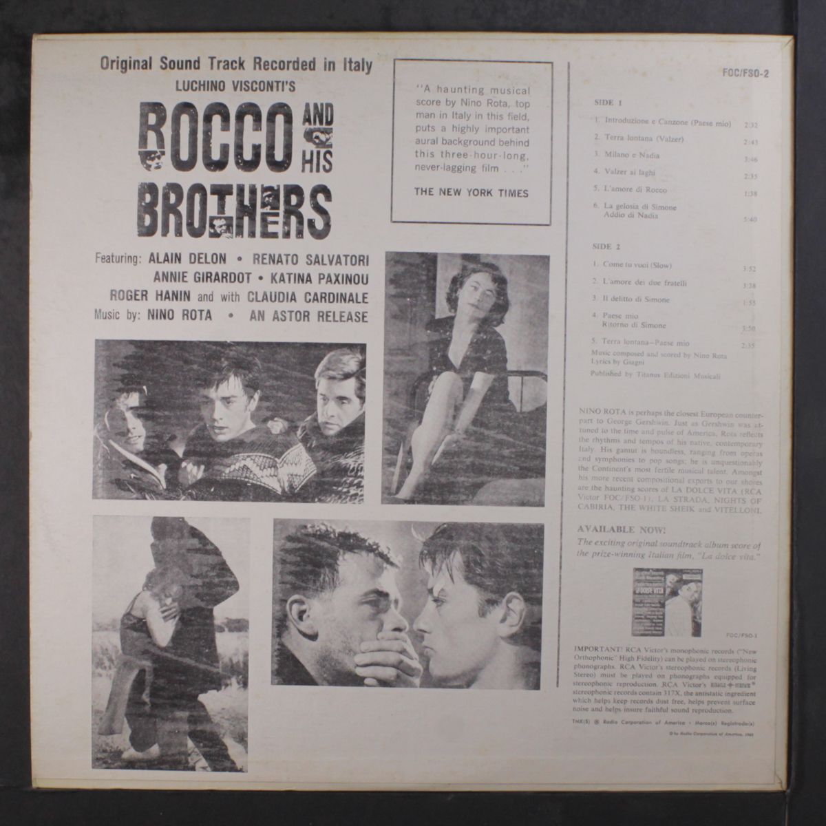 rocco and his brothers by SOUNDTRACK