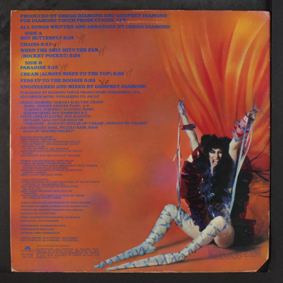 hot butterfly by GREGG DIAMOND BIONIC BOOGIE