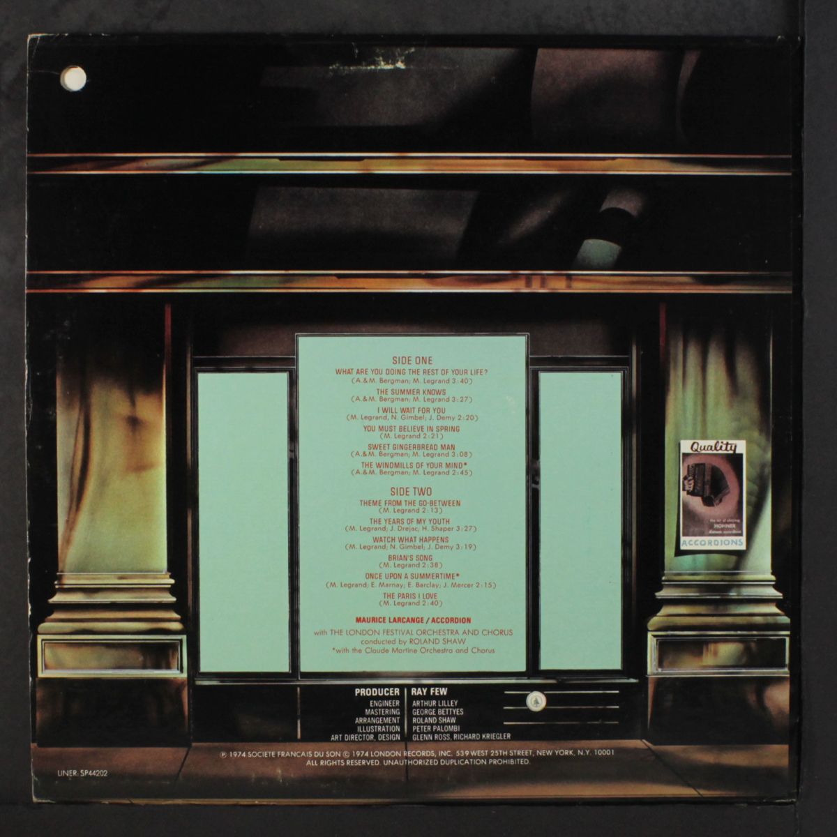 plays legrand by MAURICE LARCANGE