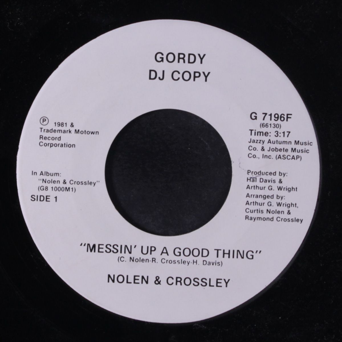 messin' up a good thing / same by NOLEN & CROSSLEY