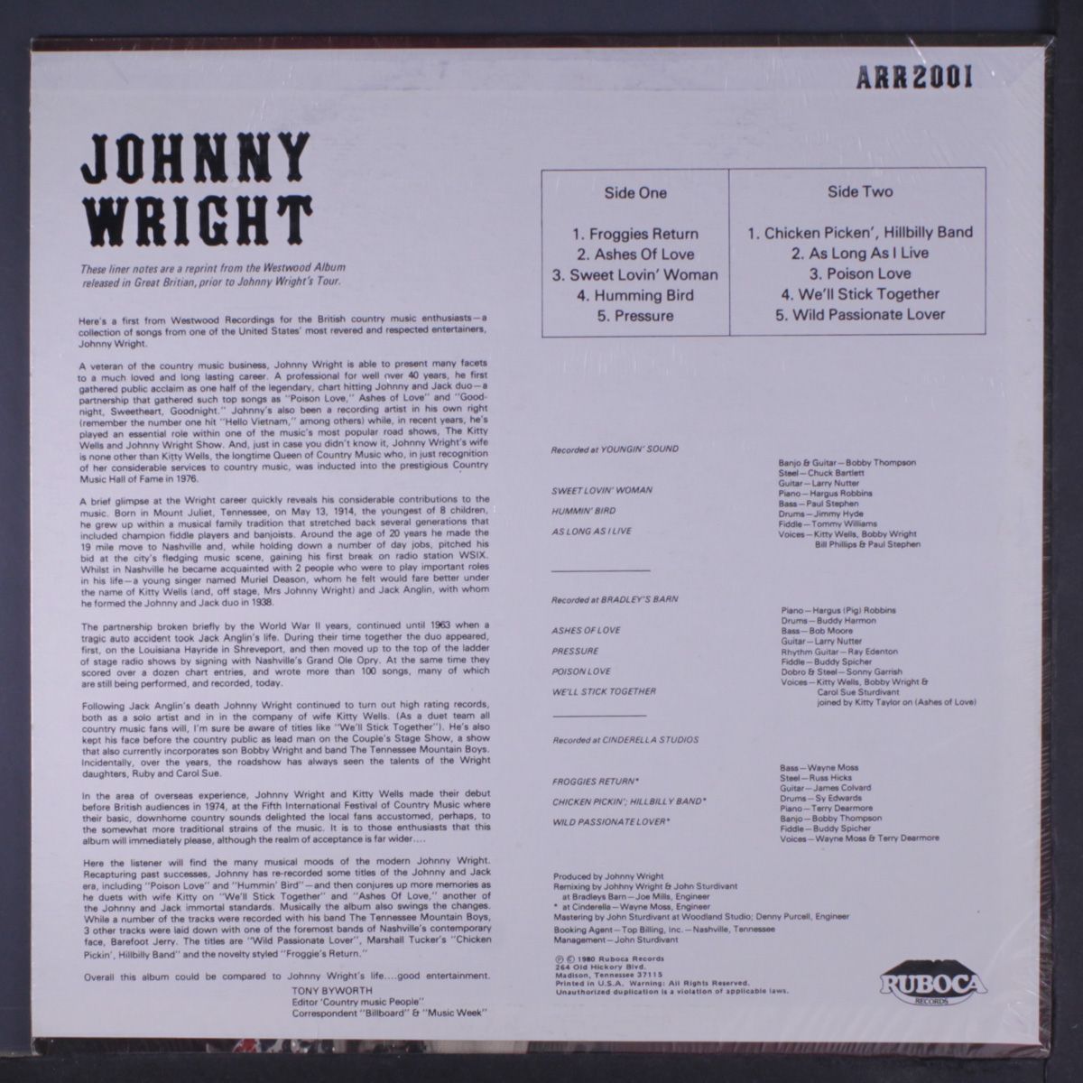 johnny wright by JOHNNY WRIGHT
