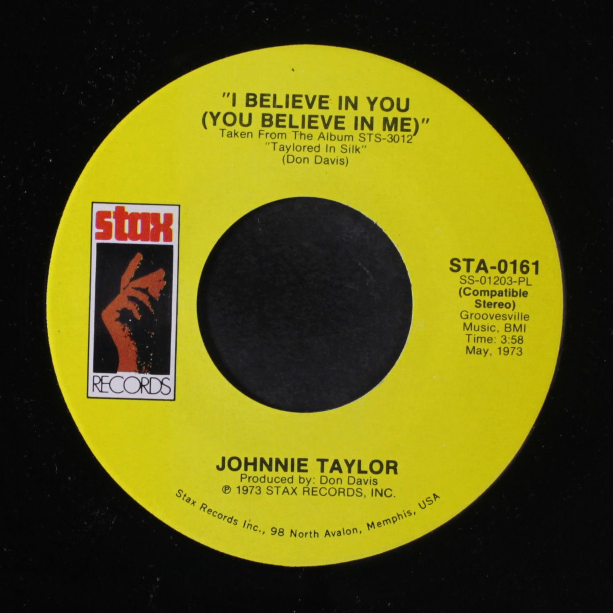 i believe in you (you believe in me / love depression by JOHNNIE TAYLOR
