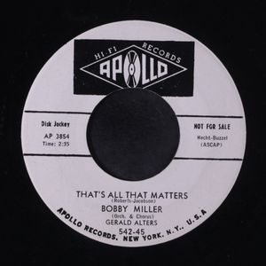 BOBBY MILLER