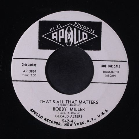 BOBBY MILLER