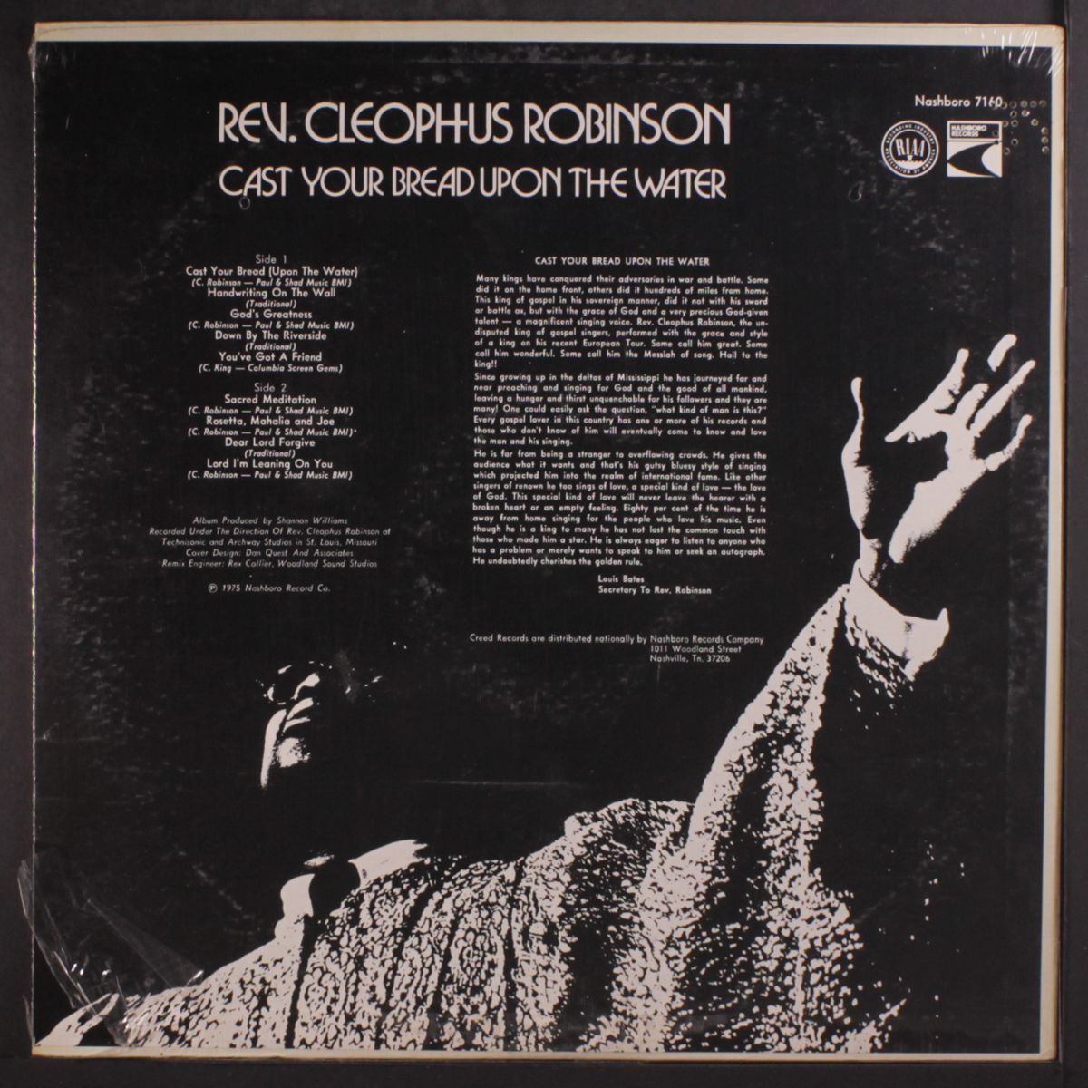cast your bread upon the water by REV. CLEOPHUS ROBINSON