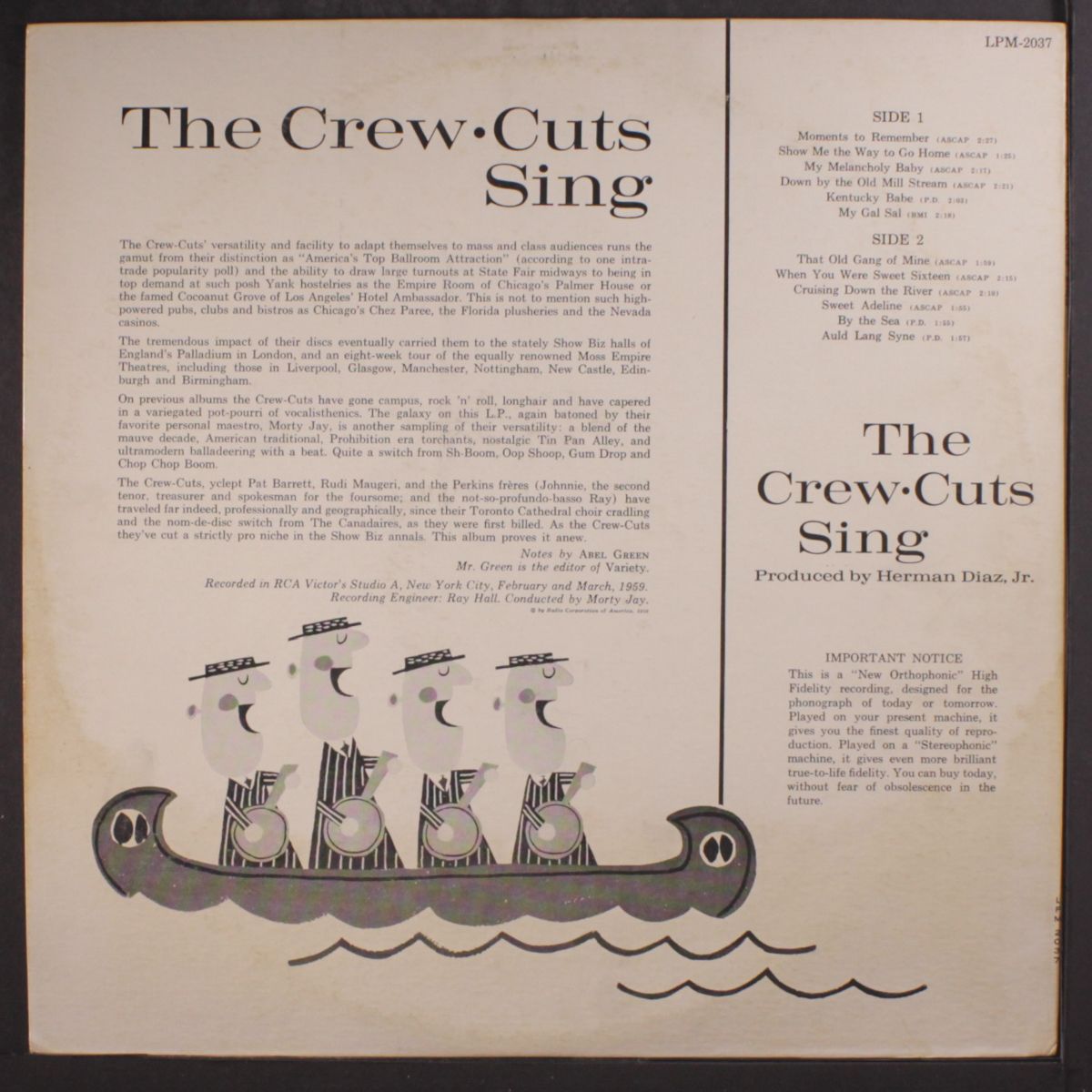 sing by CREW CUTS