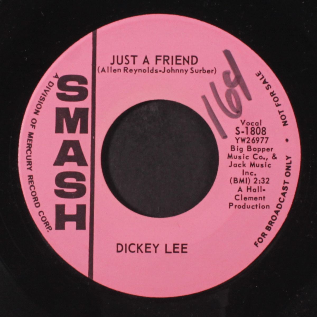 don't wanna think about paula / just a friend by DICKEY LEE