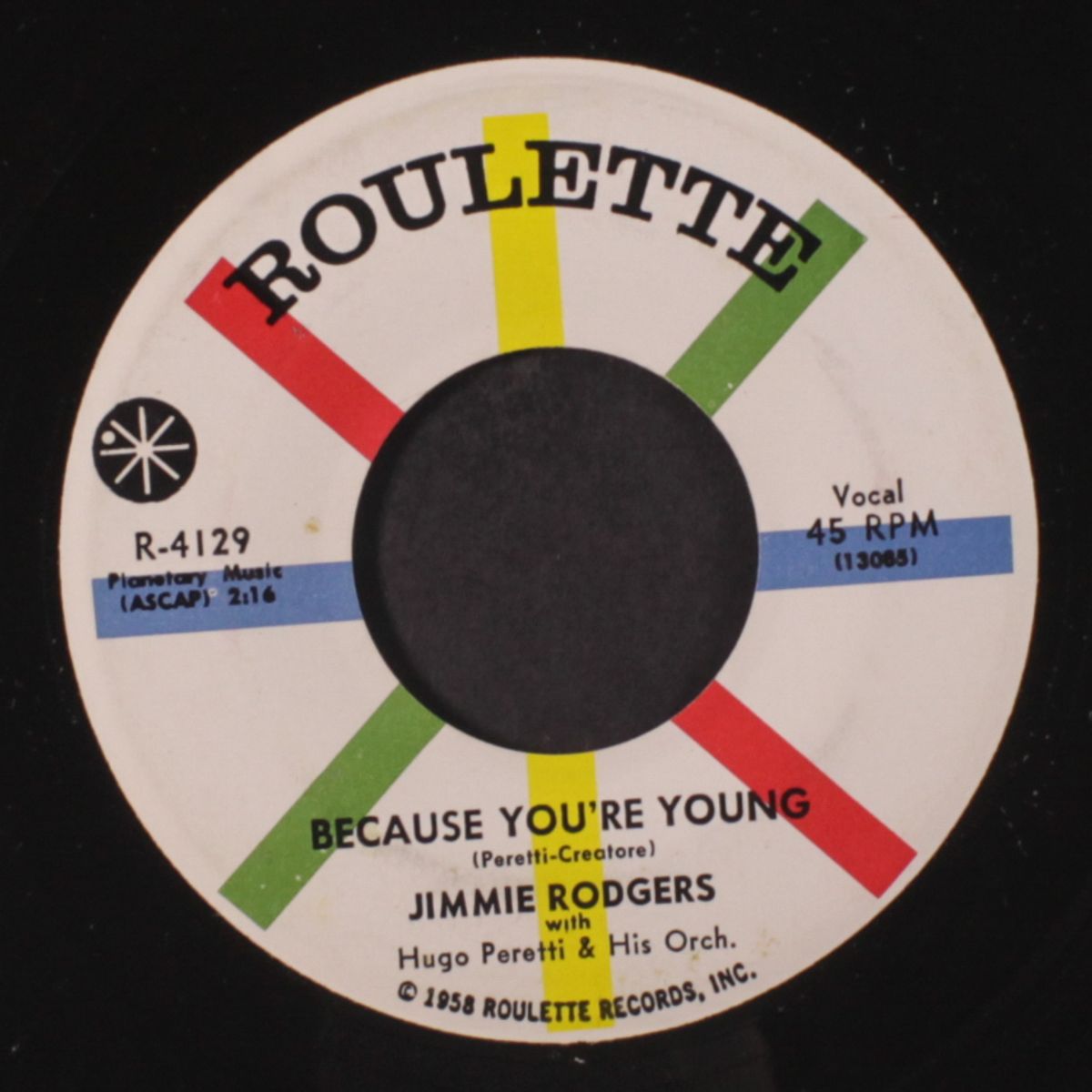 because you're young / i'm never gonna tell by JIMMIE RODGERS