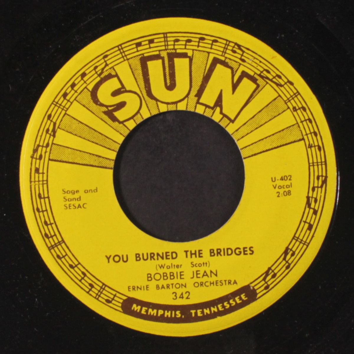 you burned the bridges / cheaters never win by BOBBIE JEAN