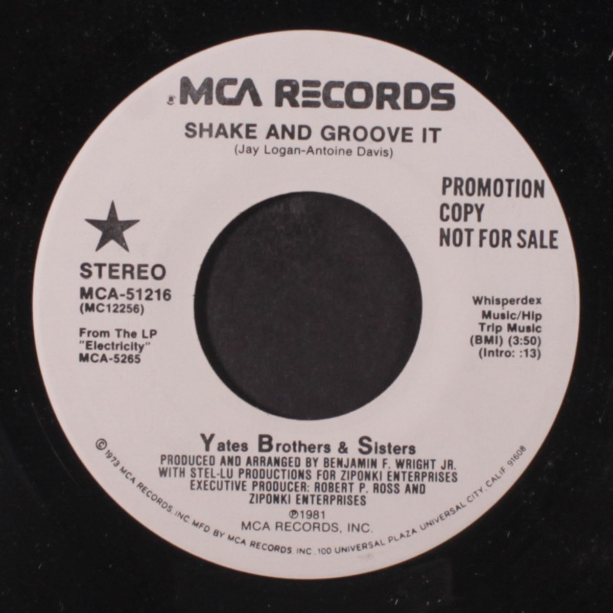 shake and groove it / same by YATES BROTHERS & SISTERS
