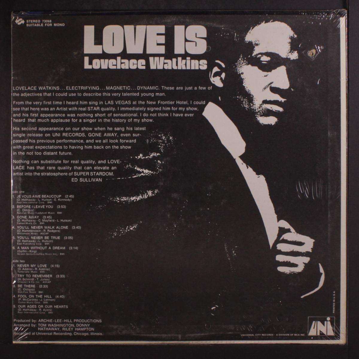love is by LOVELACE WATKINS