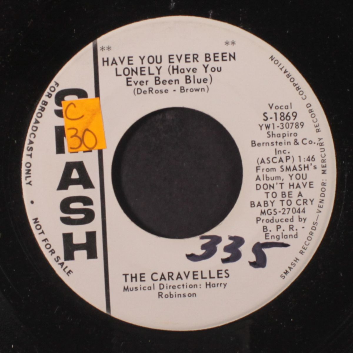 have you ever been lonely / don't blow your cool by CARAVELLES