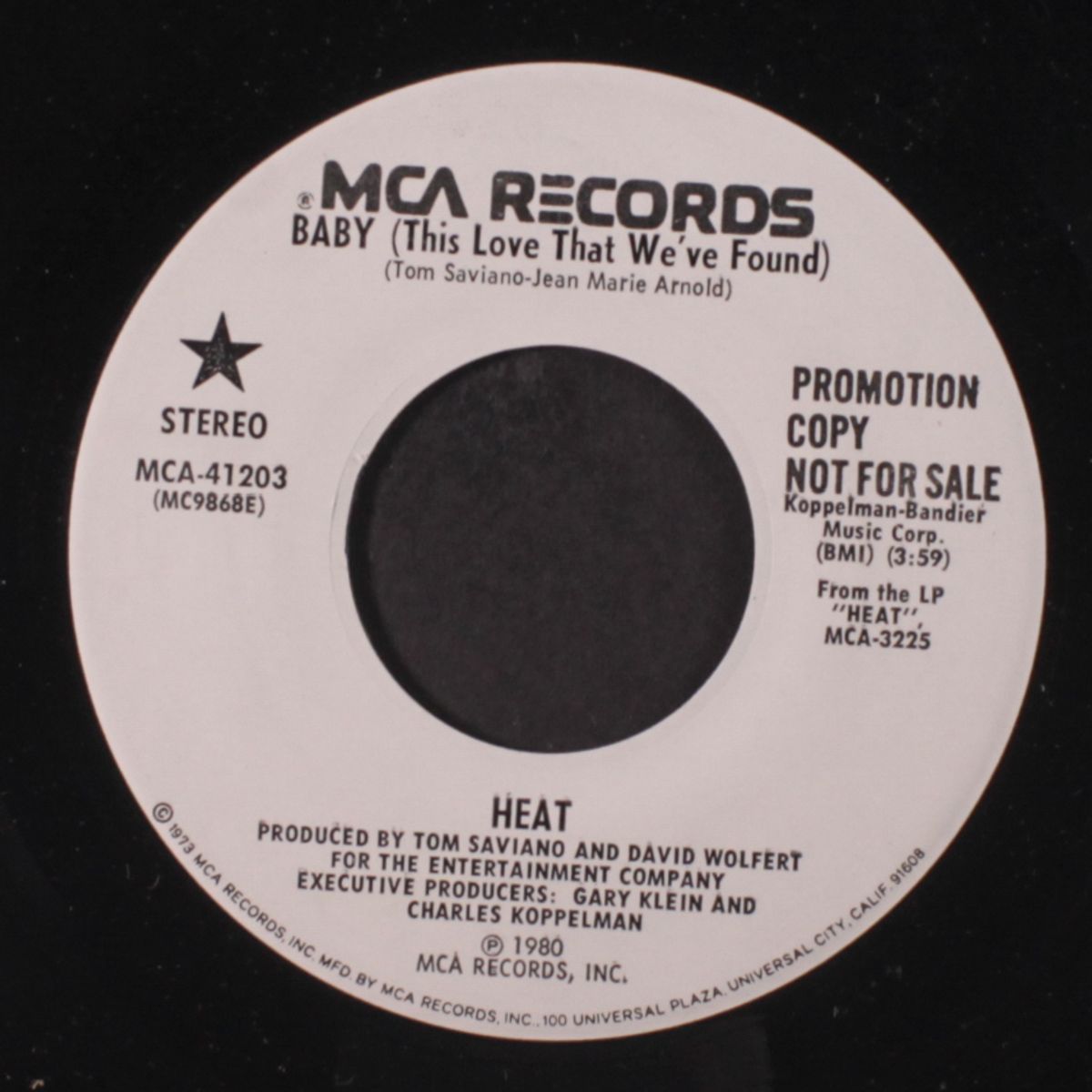 baby (this love that we've found) / same by HEAT