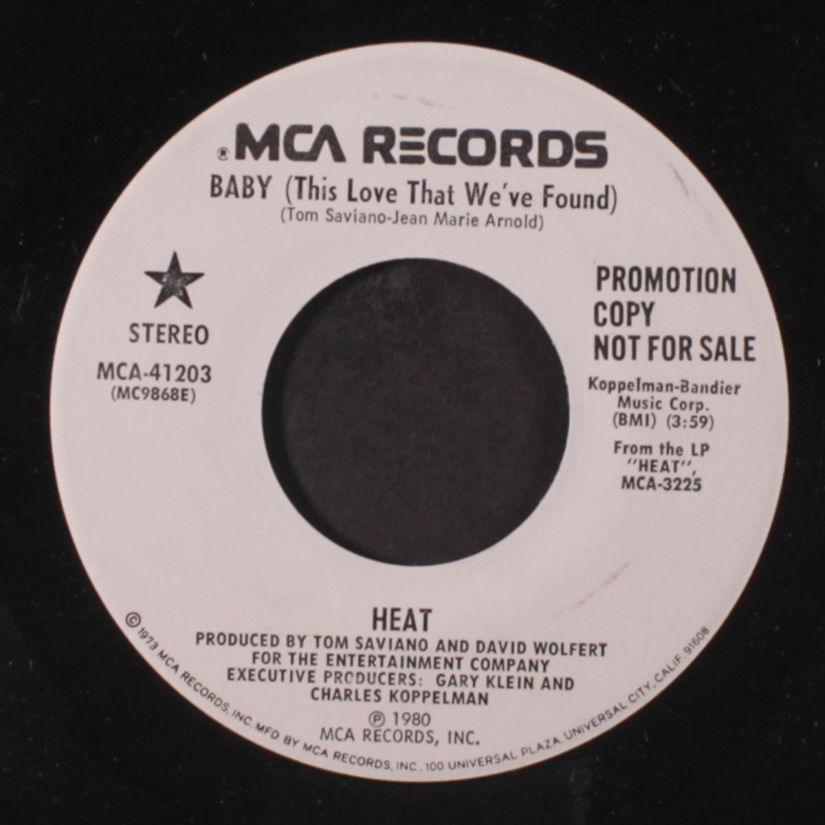 baby (this love that we've found) / same by HEAT