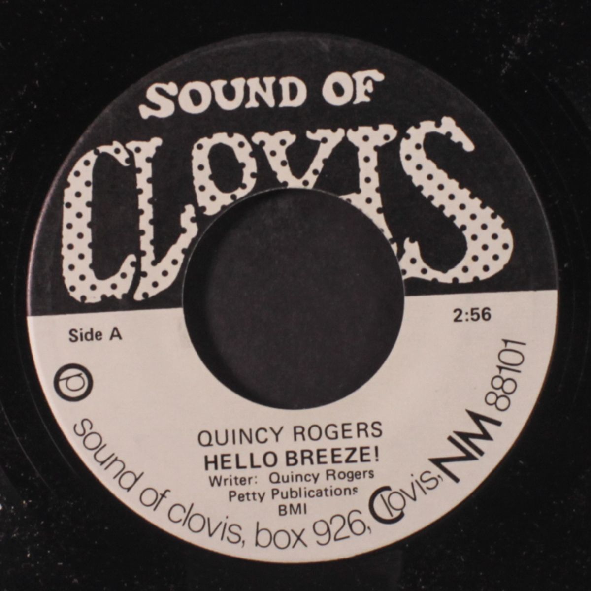 hello breeze / honky-tonk gal by QUINCY ROGERS