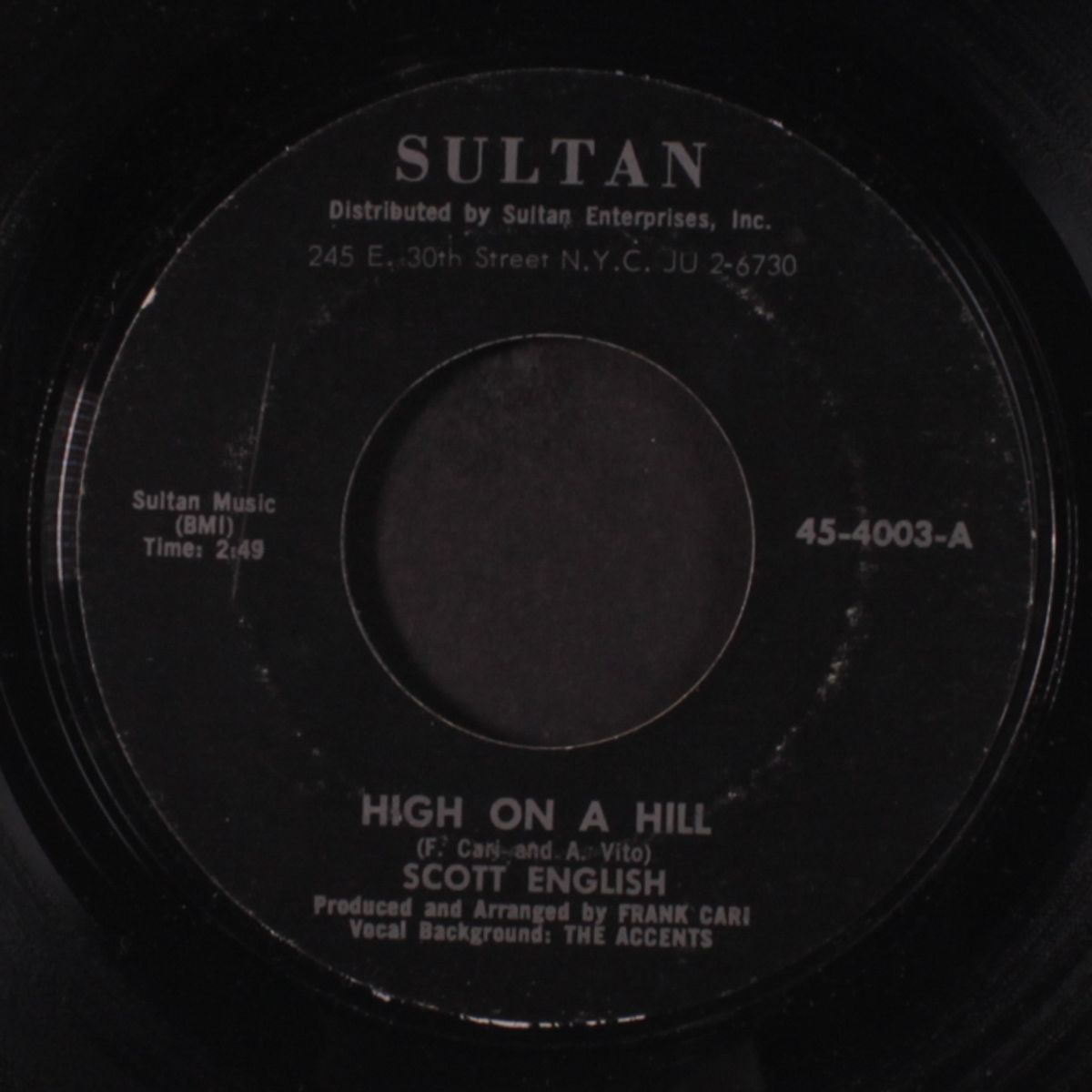 high on a hill / when by SCOTT ENGLISH