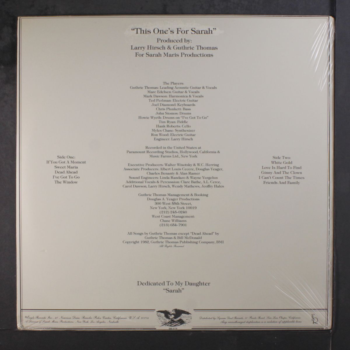 this one's for sarah by GUTHRIE THOMAS
