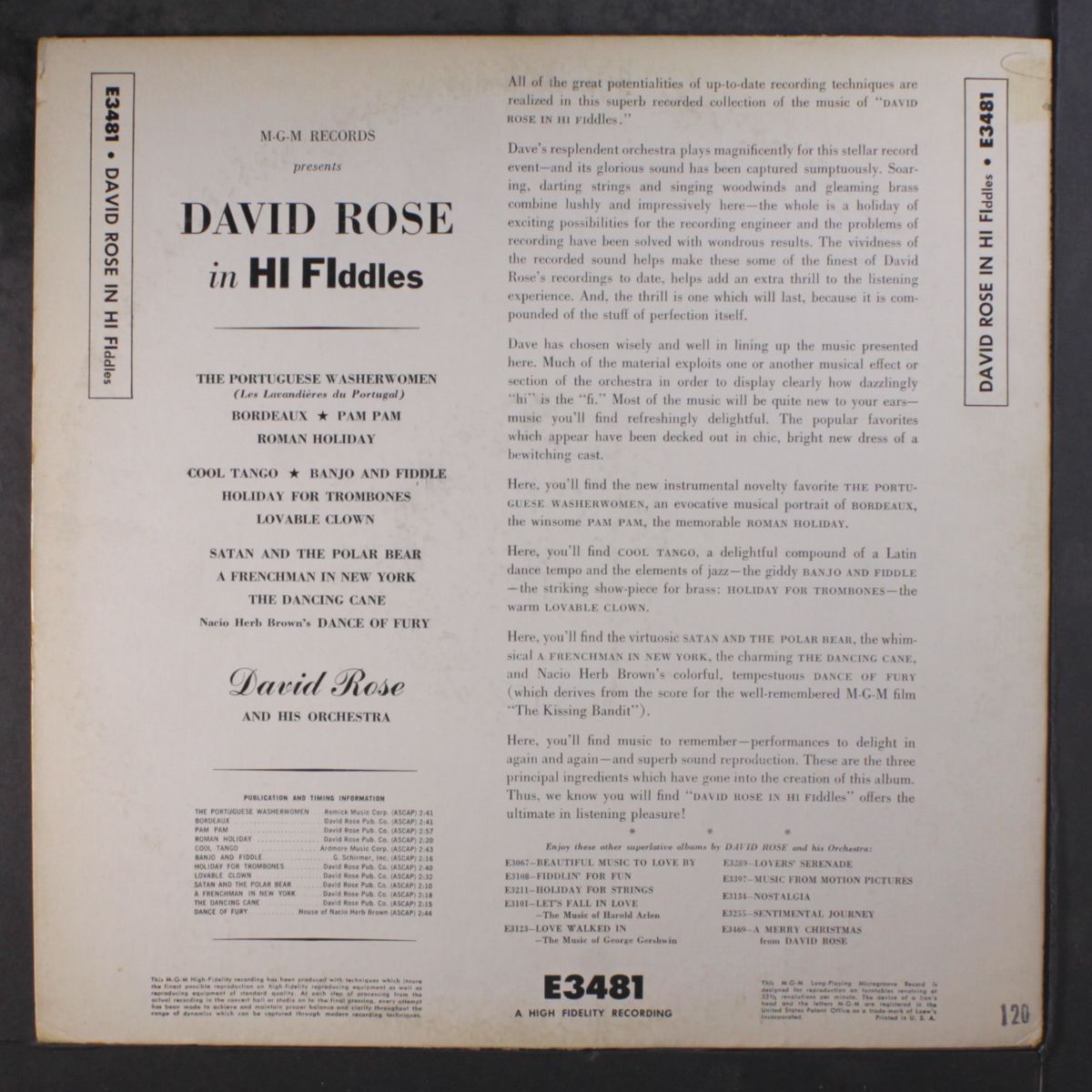 hi fiddles by DAVID ROSE
