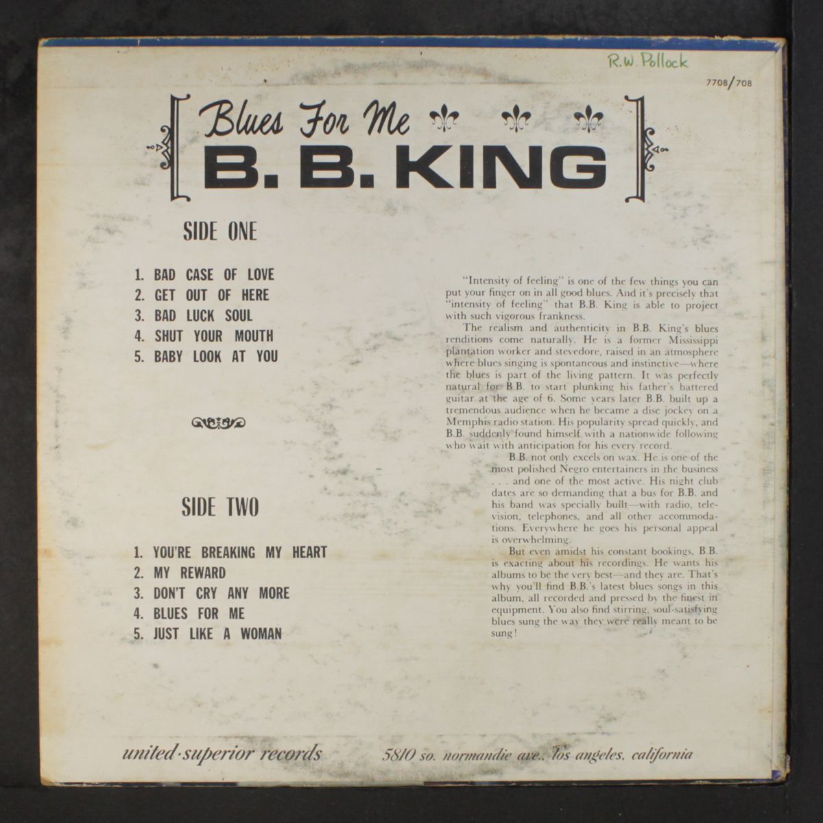 blues for me by B.B. KING