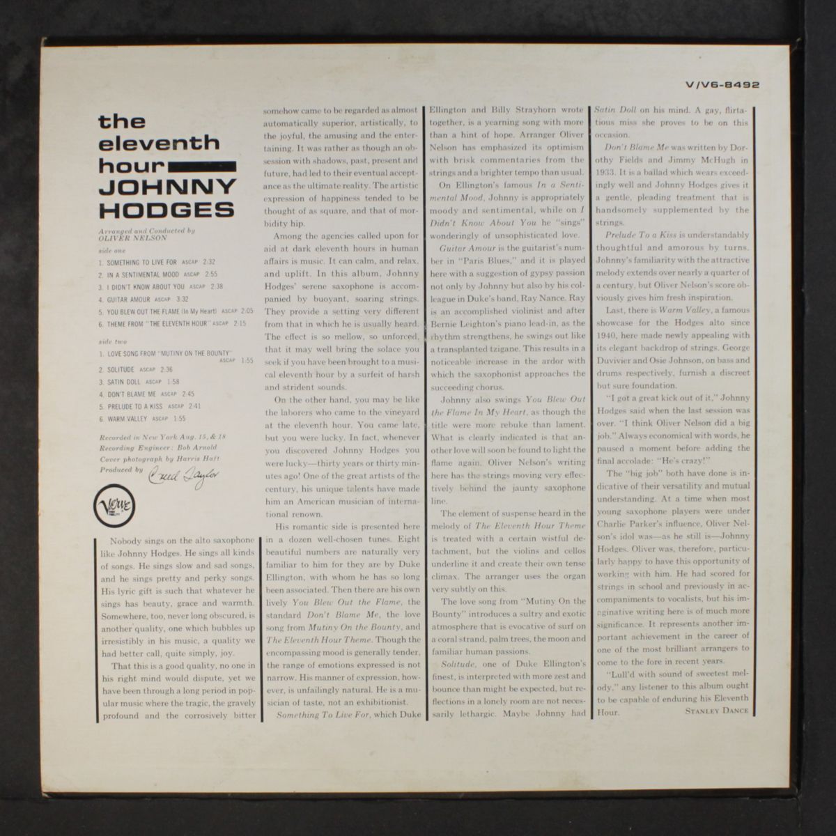 the eleventh hour by JOHNNY HODGES